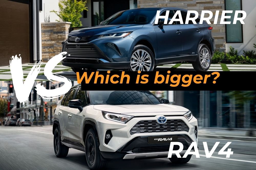 Toyota RAV4 vs Toyota Harrier, which is the bigger SUV?